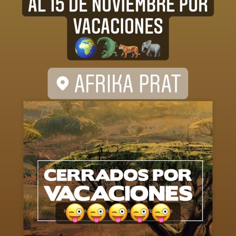 CERRADOS DEL 8 al 15 de NOVIEMBRE por VACACIONES 