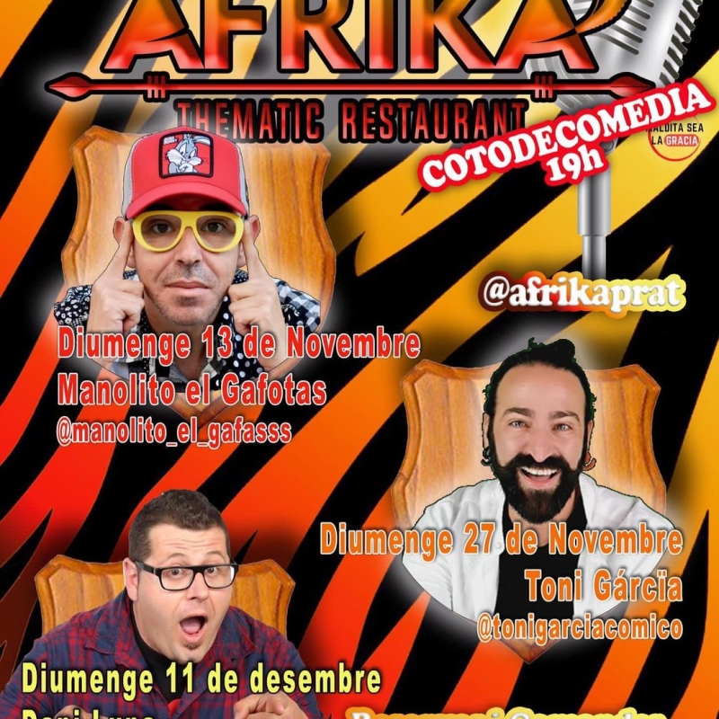 VOLVEMOS CON LAS RISAS EN @afrikaprat 