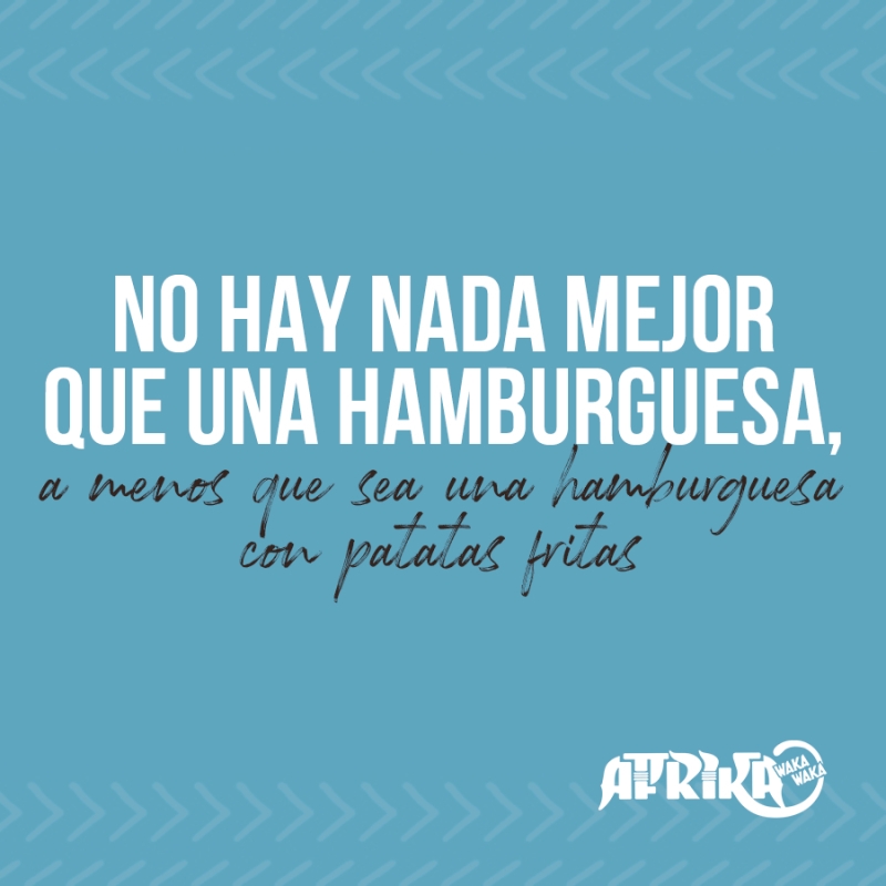 Y en #AfrikaPrat te ofrecemos lo mejor de lo mejor, prueba nuestra Burger Gourme 
