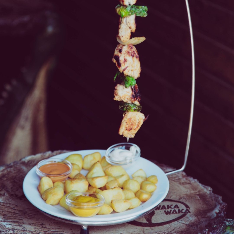 Con el calor, nada mejor que unas brochetas como estas Te esperamos de martes a 