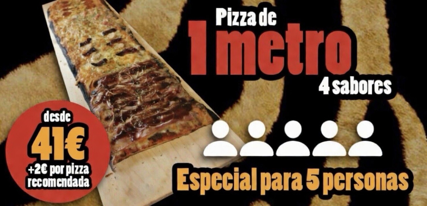 Pizza de 1 metro
